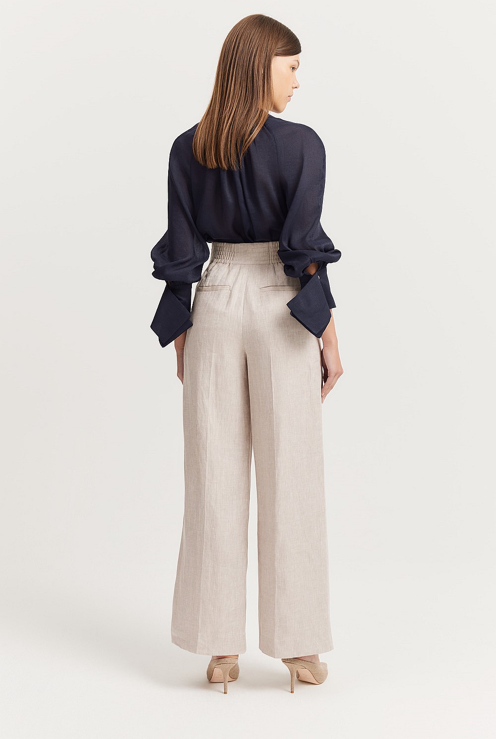 Organically Grown Linen Yarn Dyed Pant