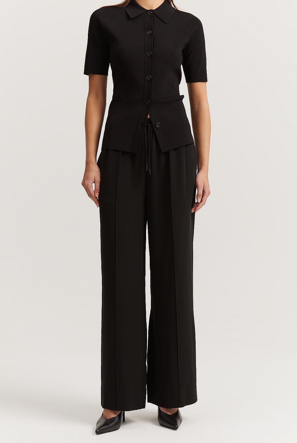 Pull-on Wide Leg Pant