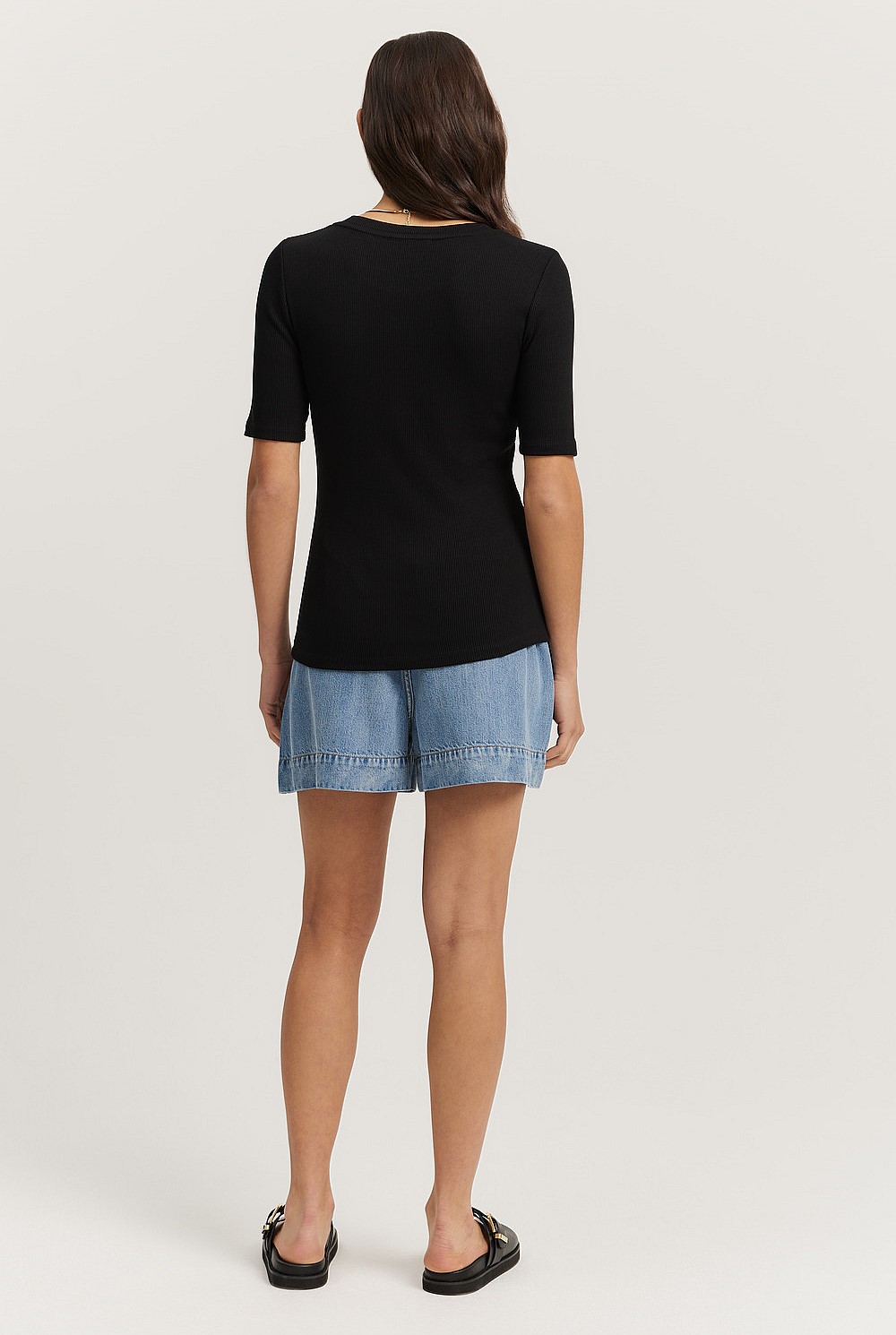 Fitted Rib T-Shirt