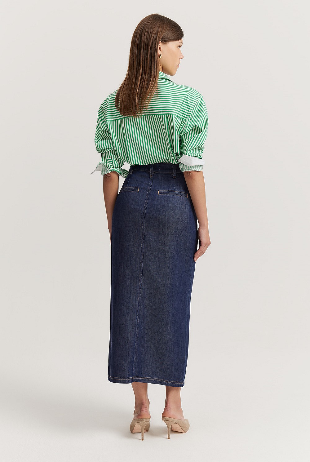 Maxi Denim Skirt