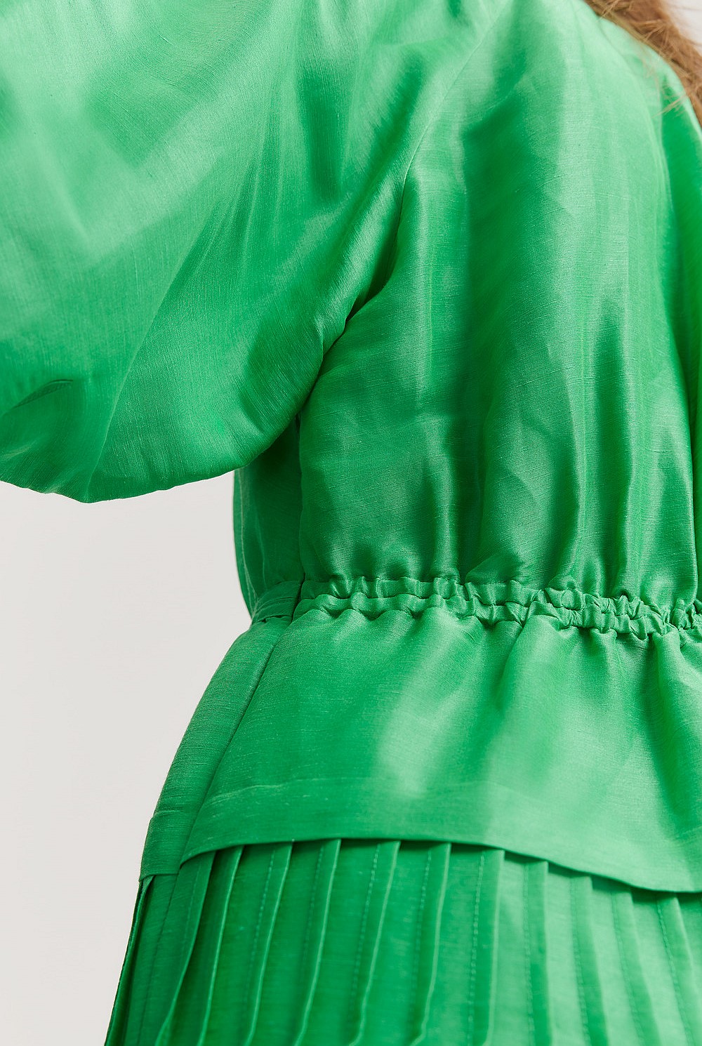 Gathered Tiered Mini Dress