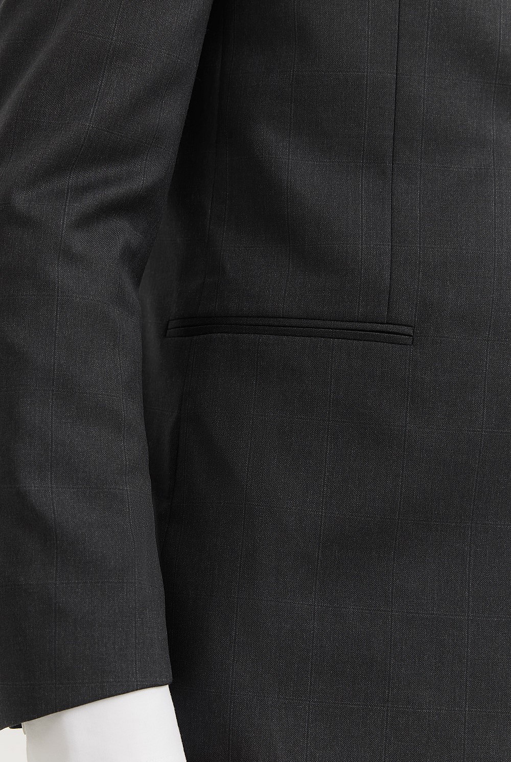 Slim Fit Check Travel Jacket