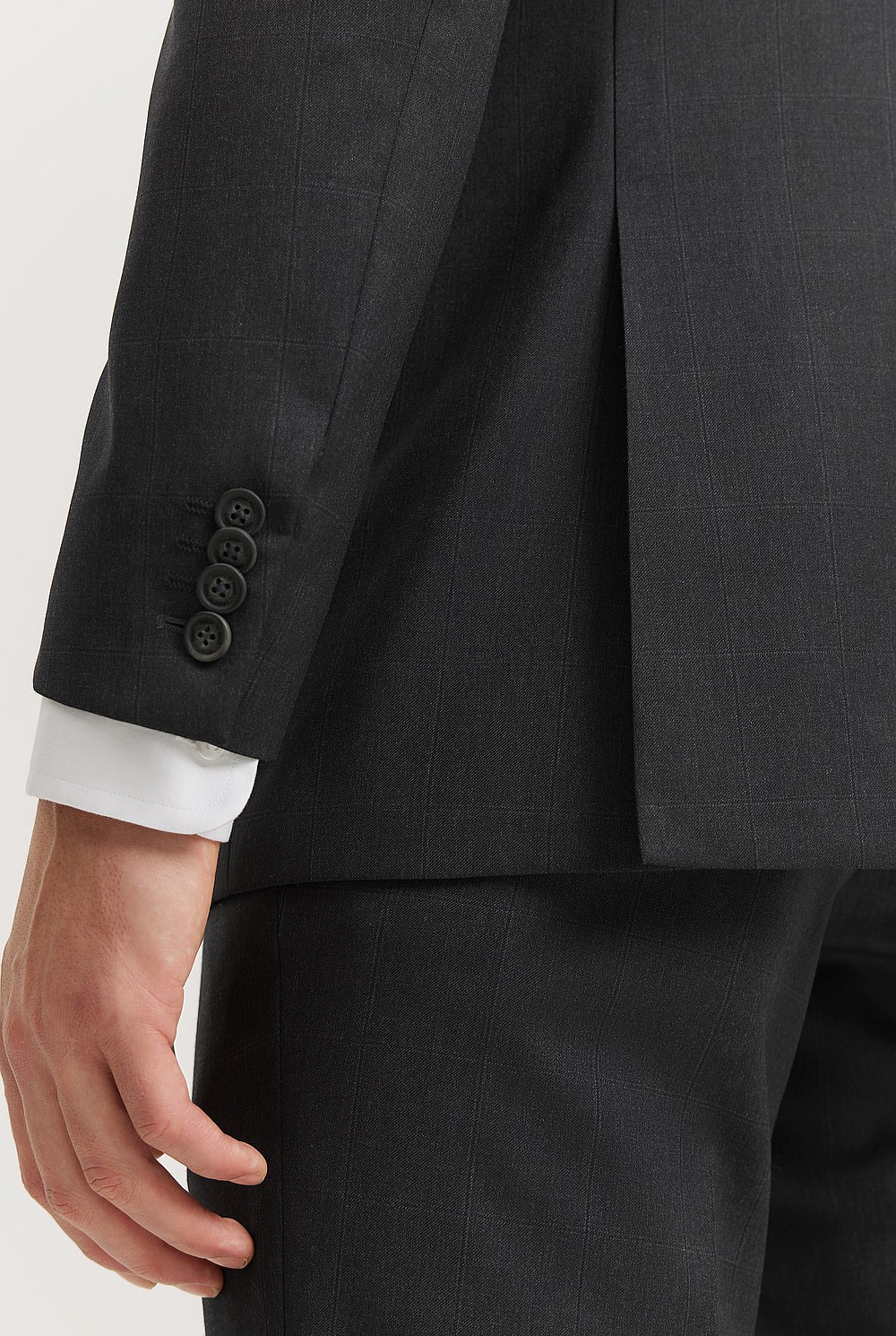 Slim Fit Check Travel Jacket