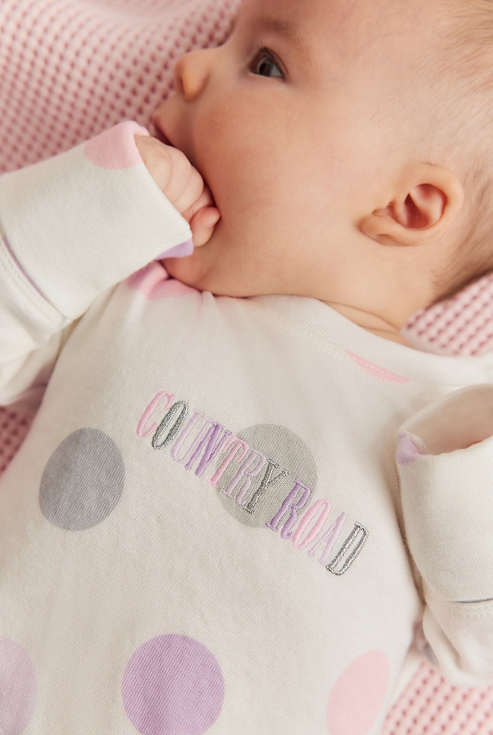 Organically Grown Cotton Heritage Long Sleeve Bodysuit