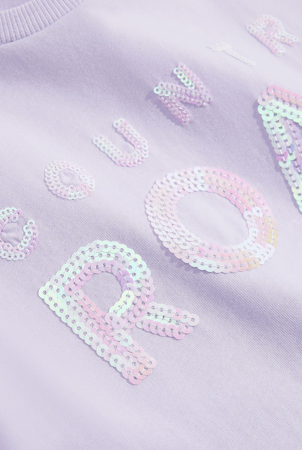 Organically Grown Cotton Sequin Logo T-Shirt
