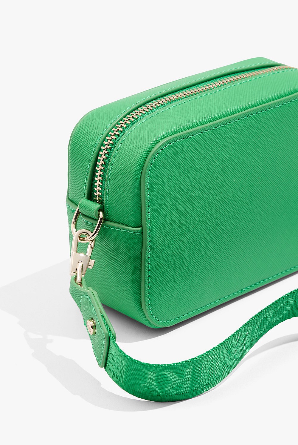 Recycled Polyester Logo Crossbody Bag