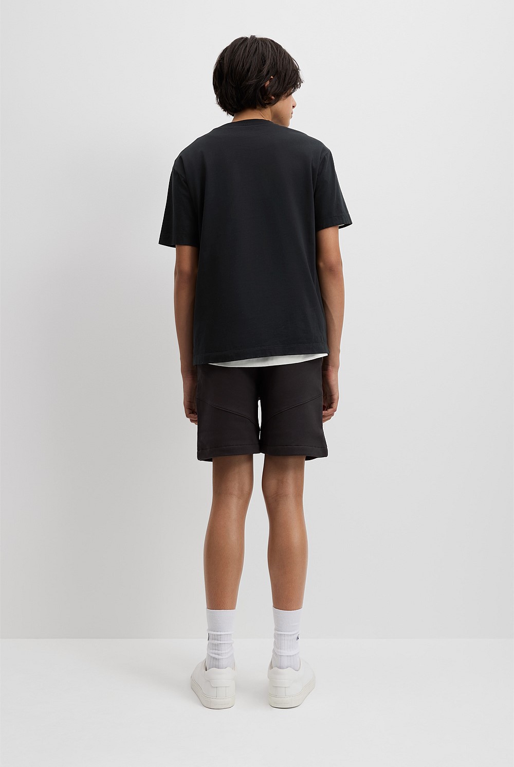Teen Recycled Cotton Blend Logo Oversized T-Shirt
