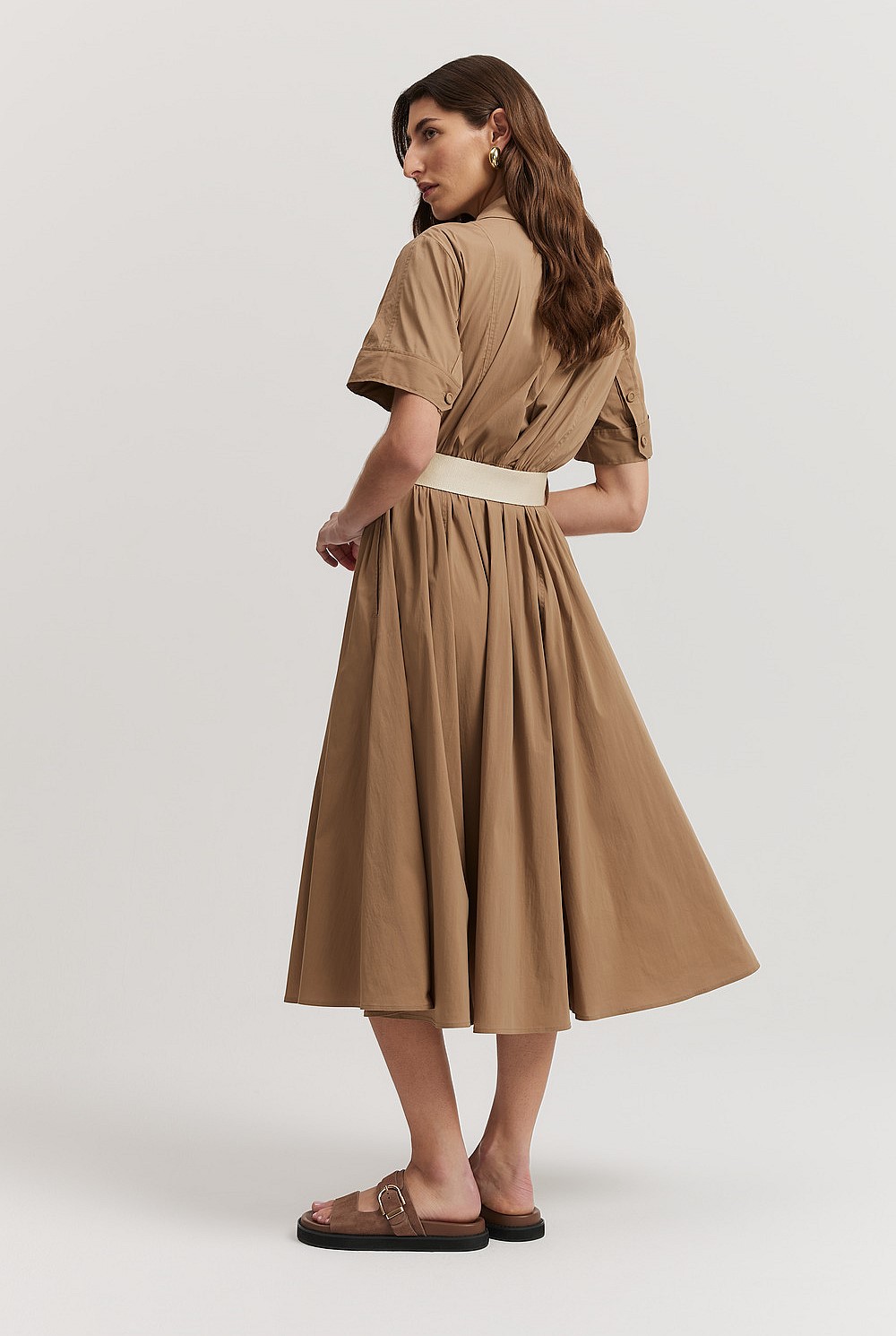Pocket Detail Shirt Dress