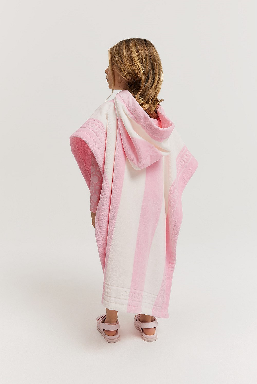 Australian Cotton Logo Stripe Poncho