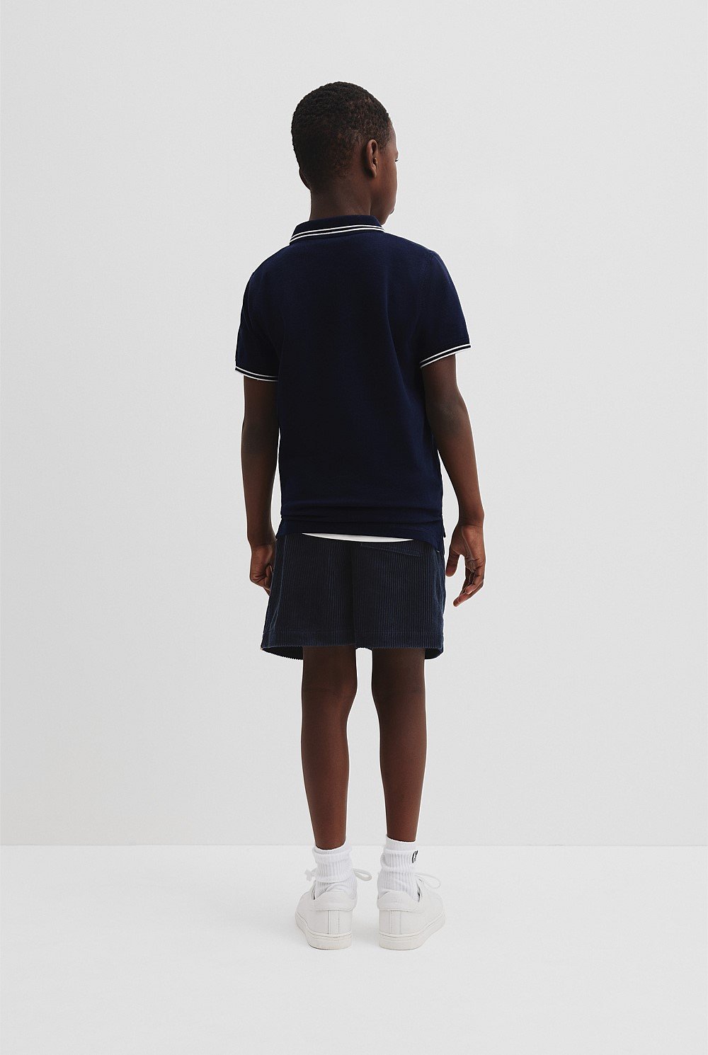 Organically Grown Cotton Logo Polo Shirt