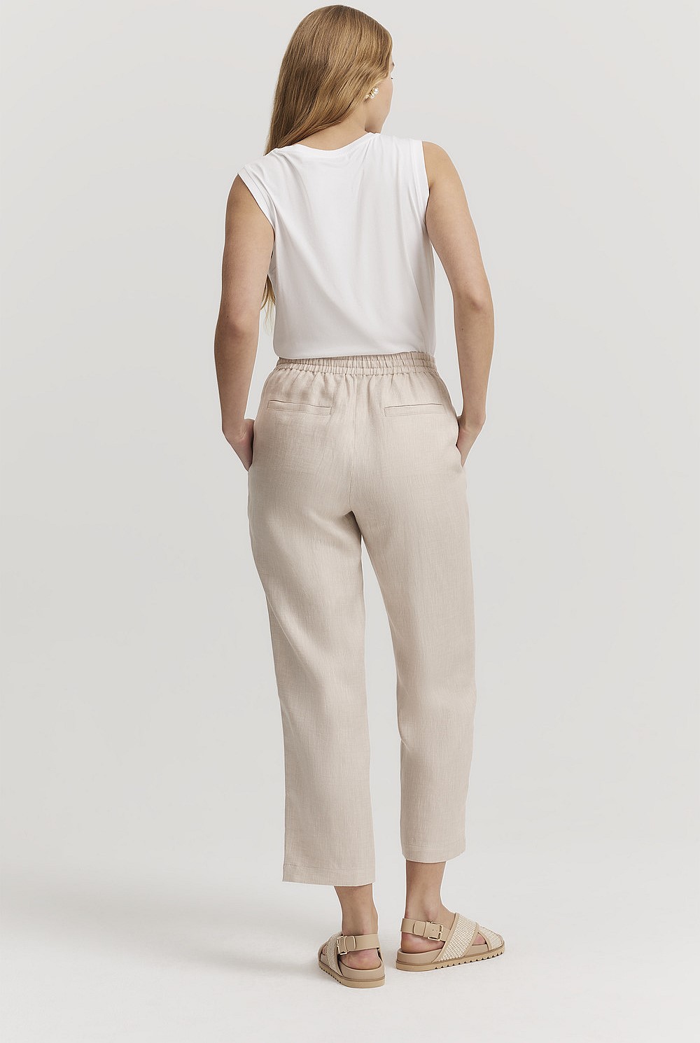 Organically Grown Linen Relaxed Pant