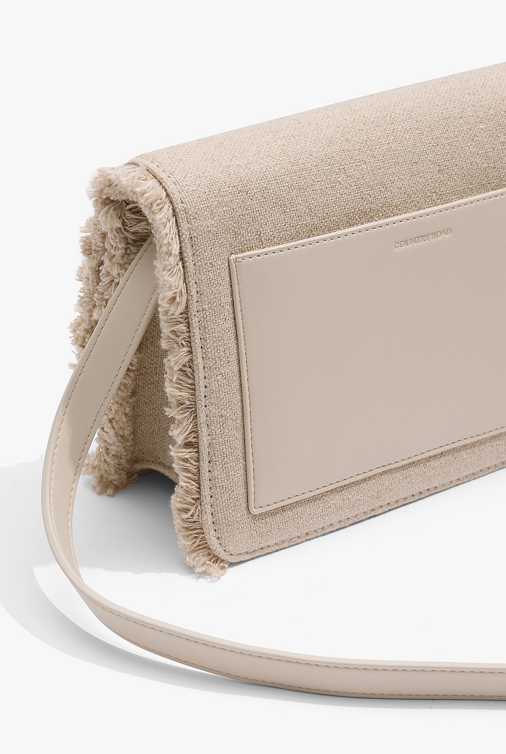 Linen Crossbody Bag