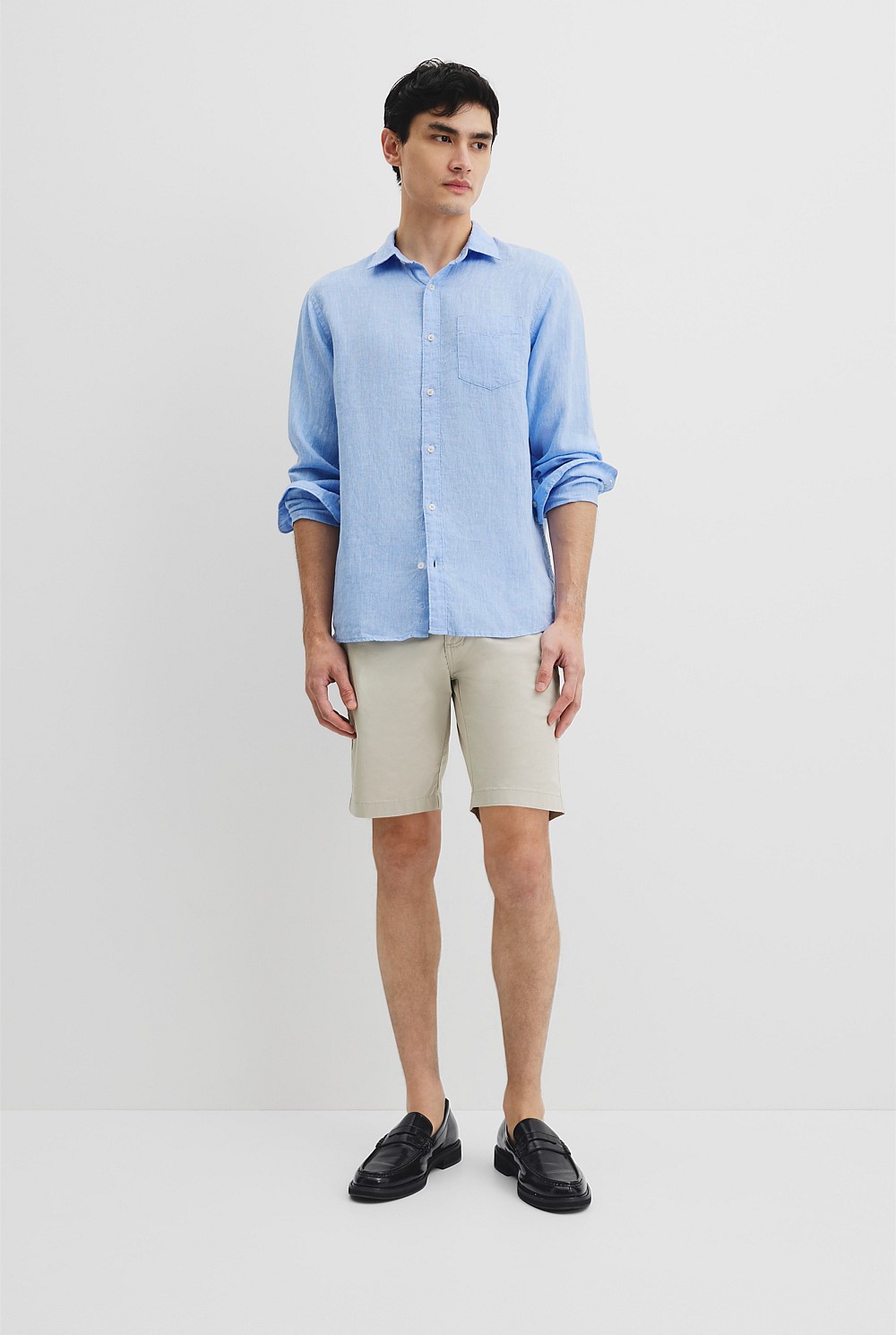 Regular Fit Organically Grown Linen Shirt