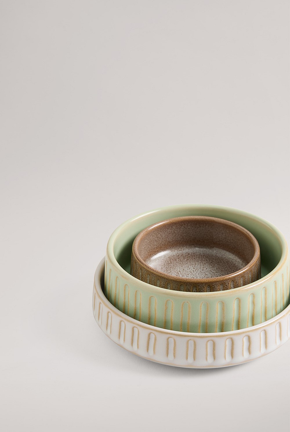 Eliza Stoneware Dip Bowl Set of 3