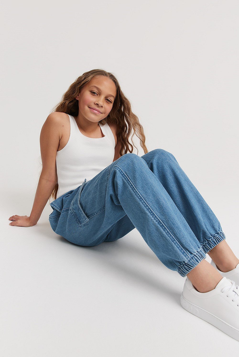 Teen Denim Utility Pant