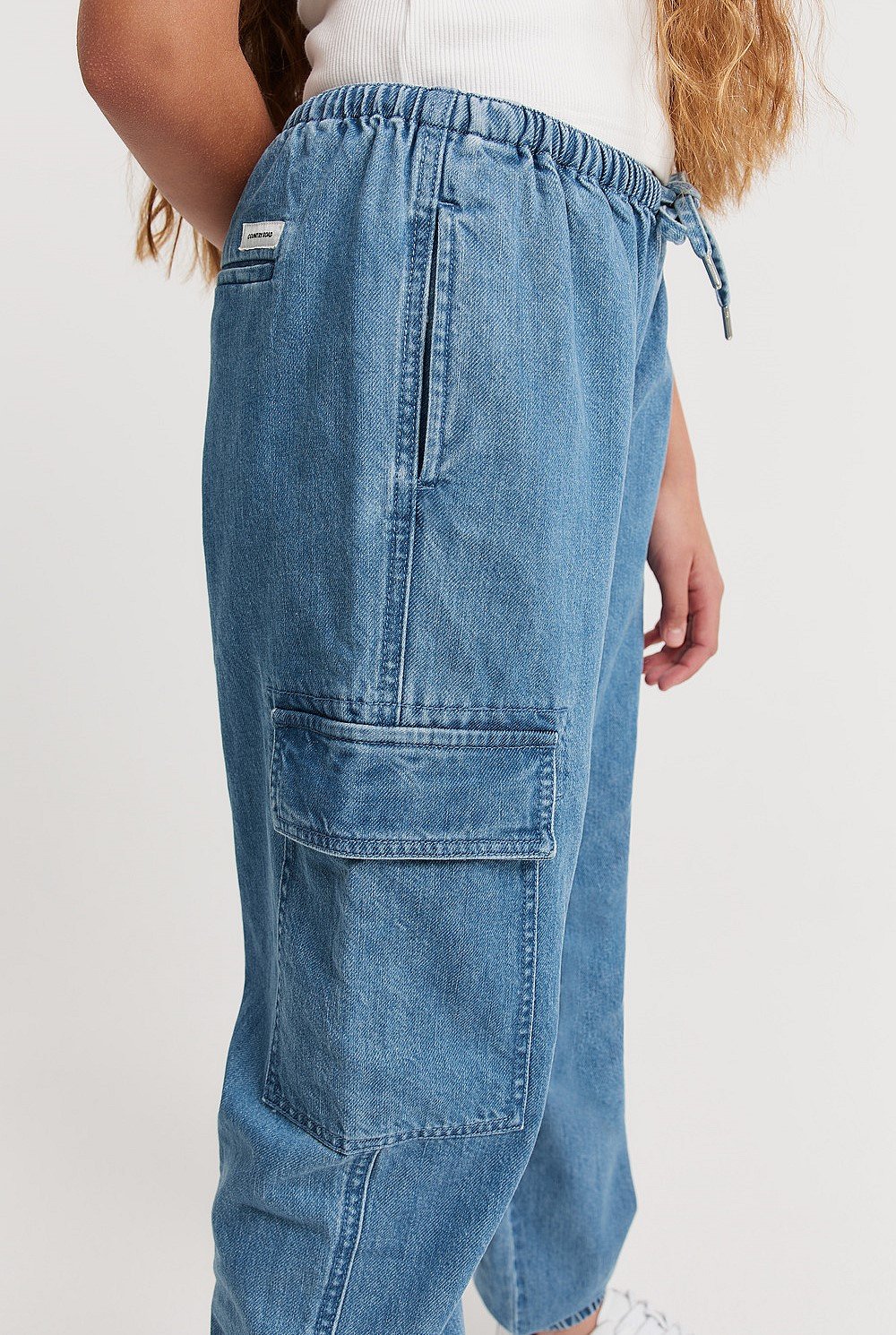 Teen Denim Utility Pant