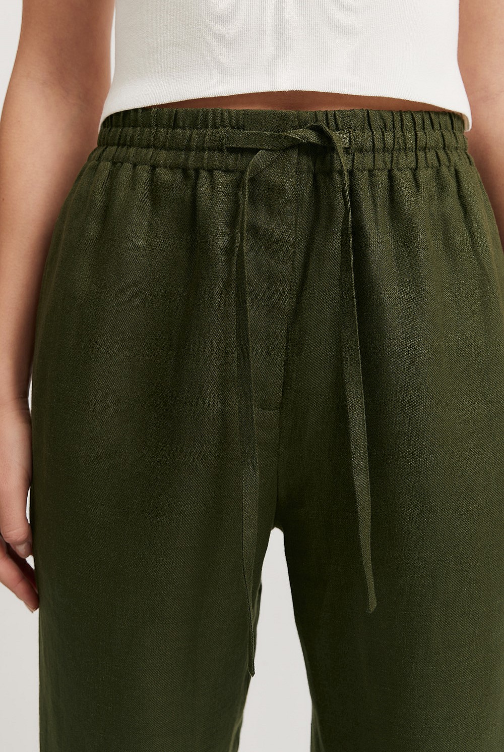 Organically Grown Linen Relaxed Pant