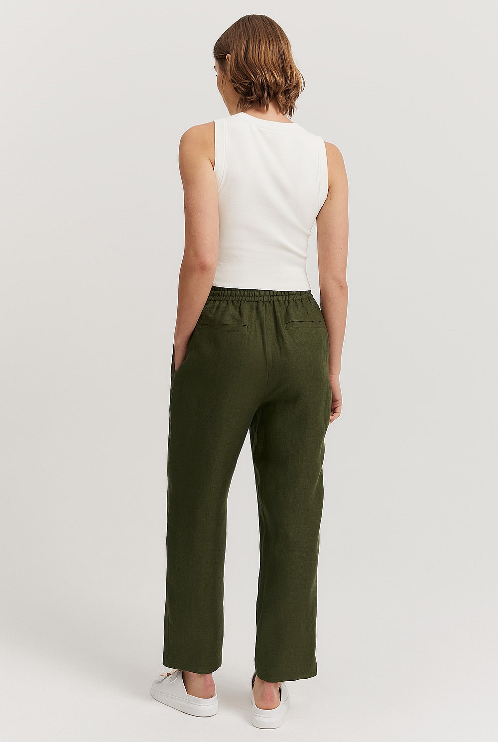 Organically Grown Linen Relaxed Pant