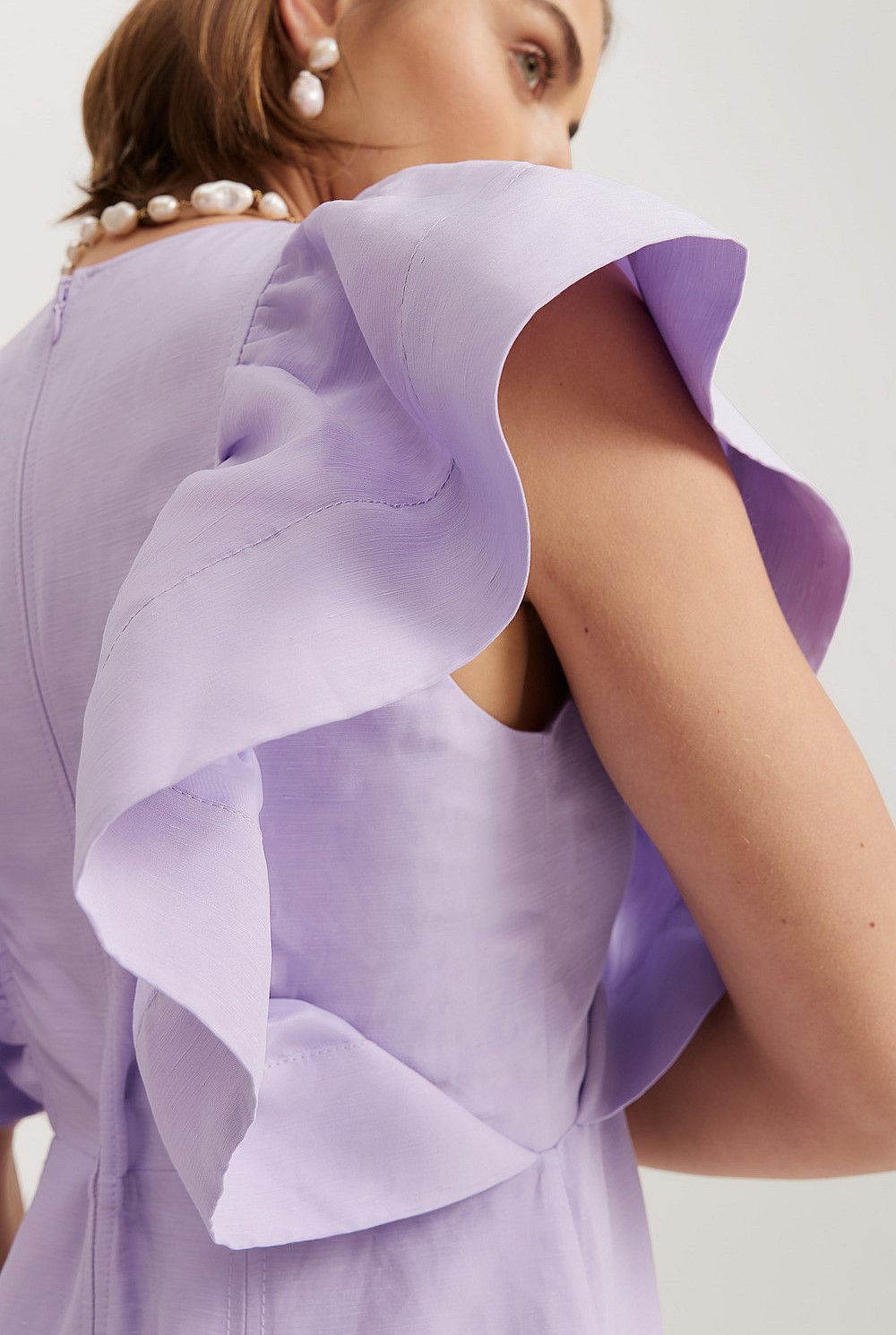 Ruffle Midi Dress
