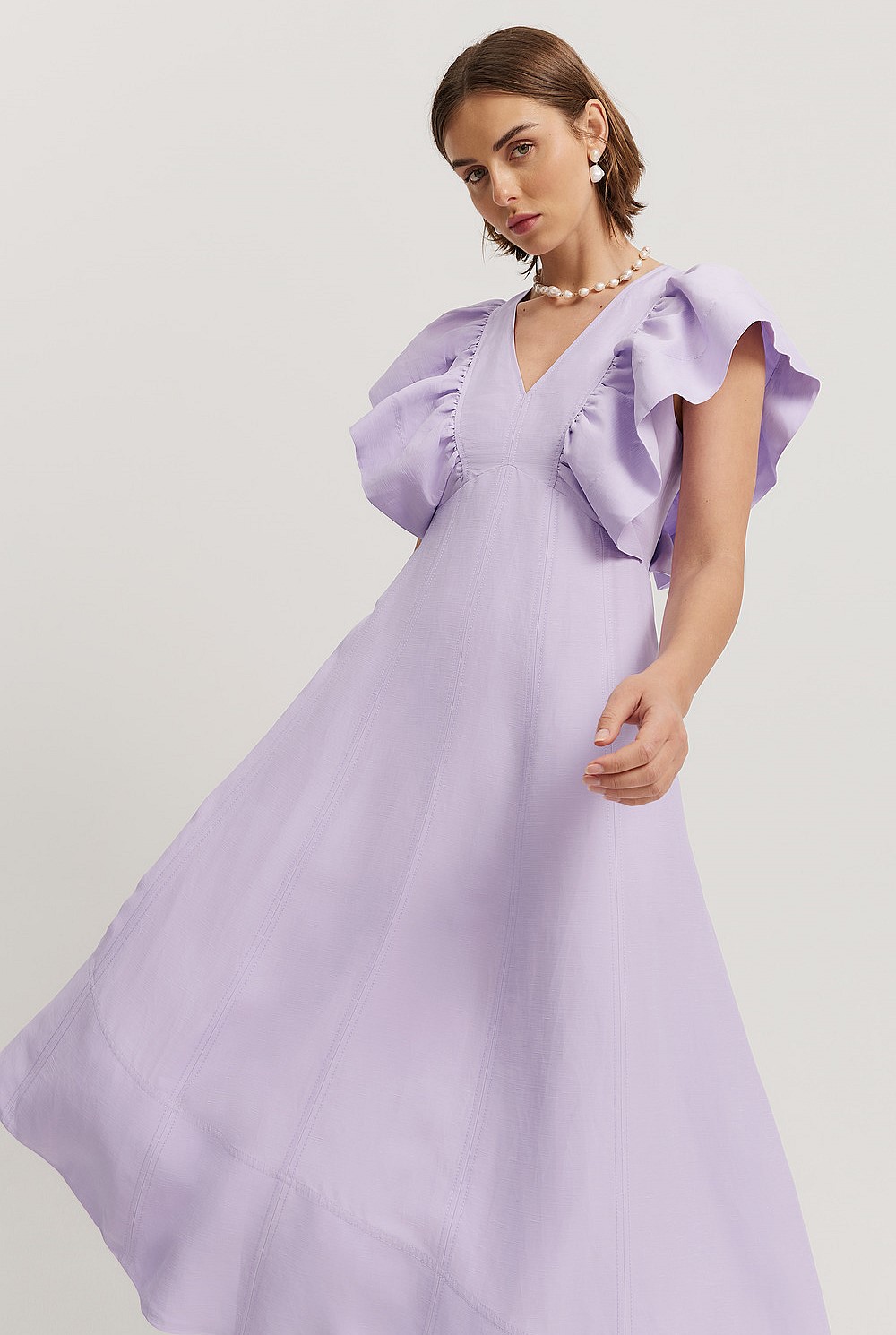 Ruffle Midi Dress