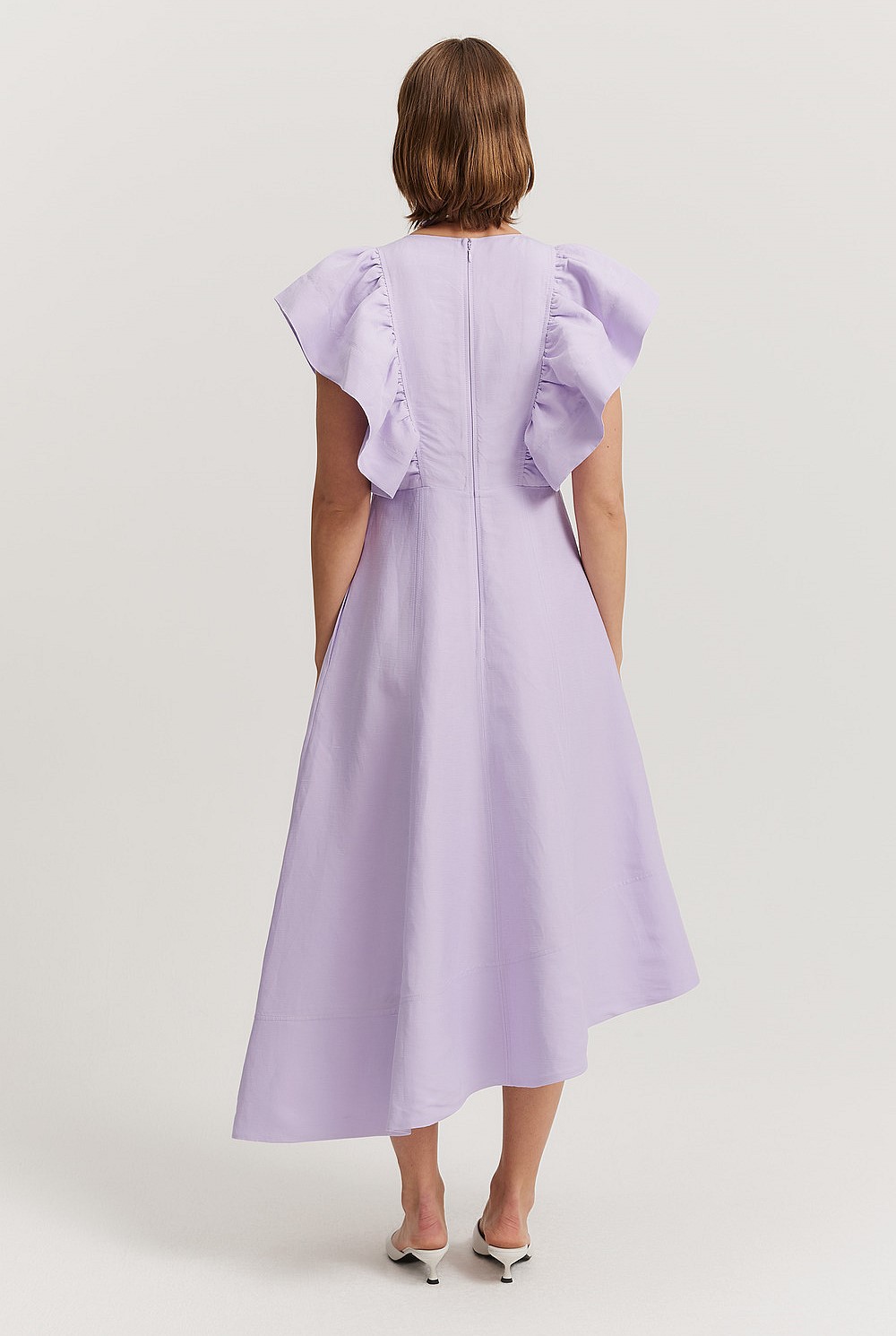 Ruffle Midi Dress