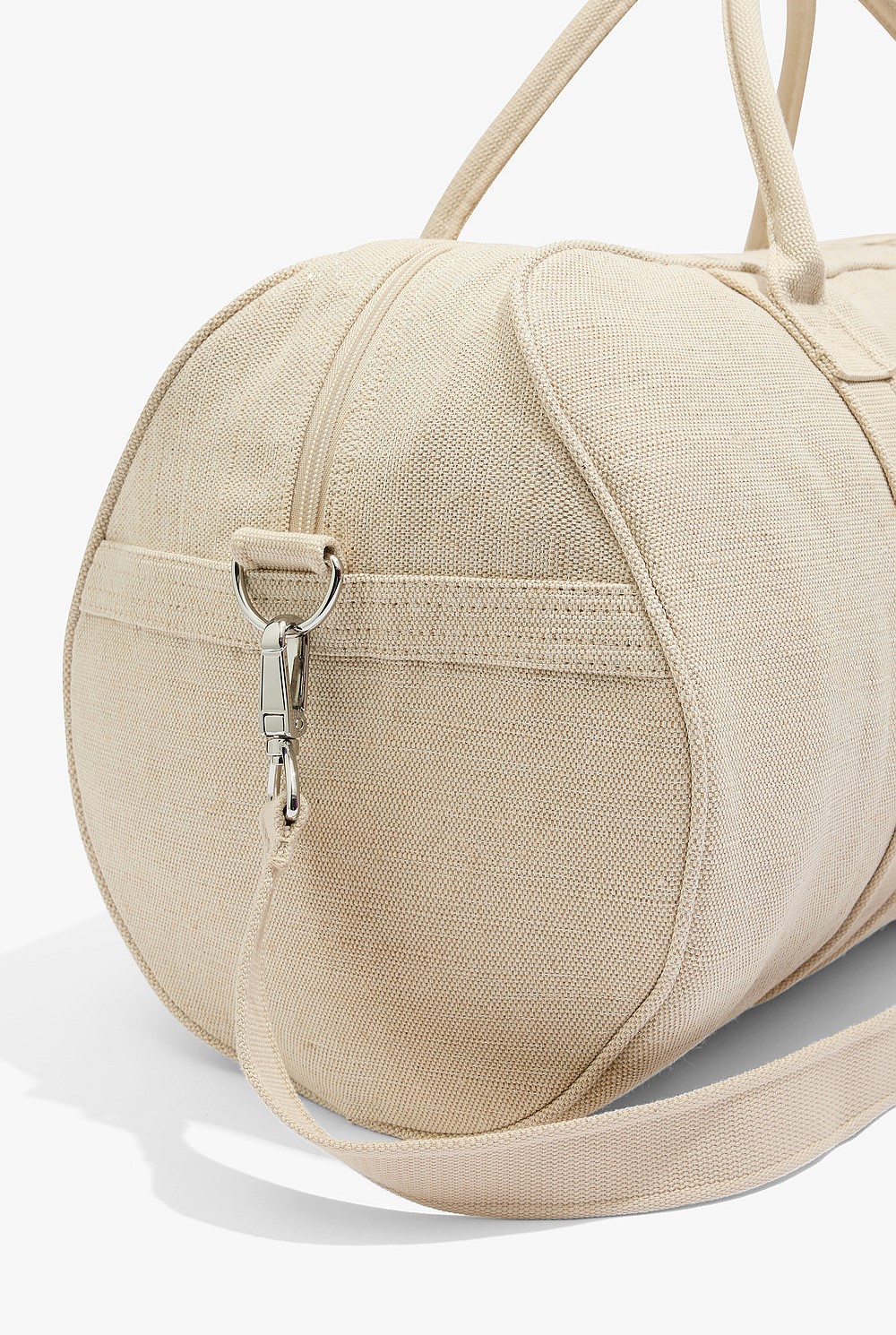 Double Metallic Embroidered Tote