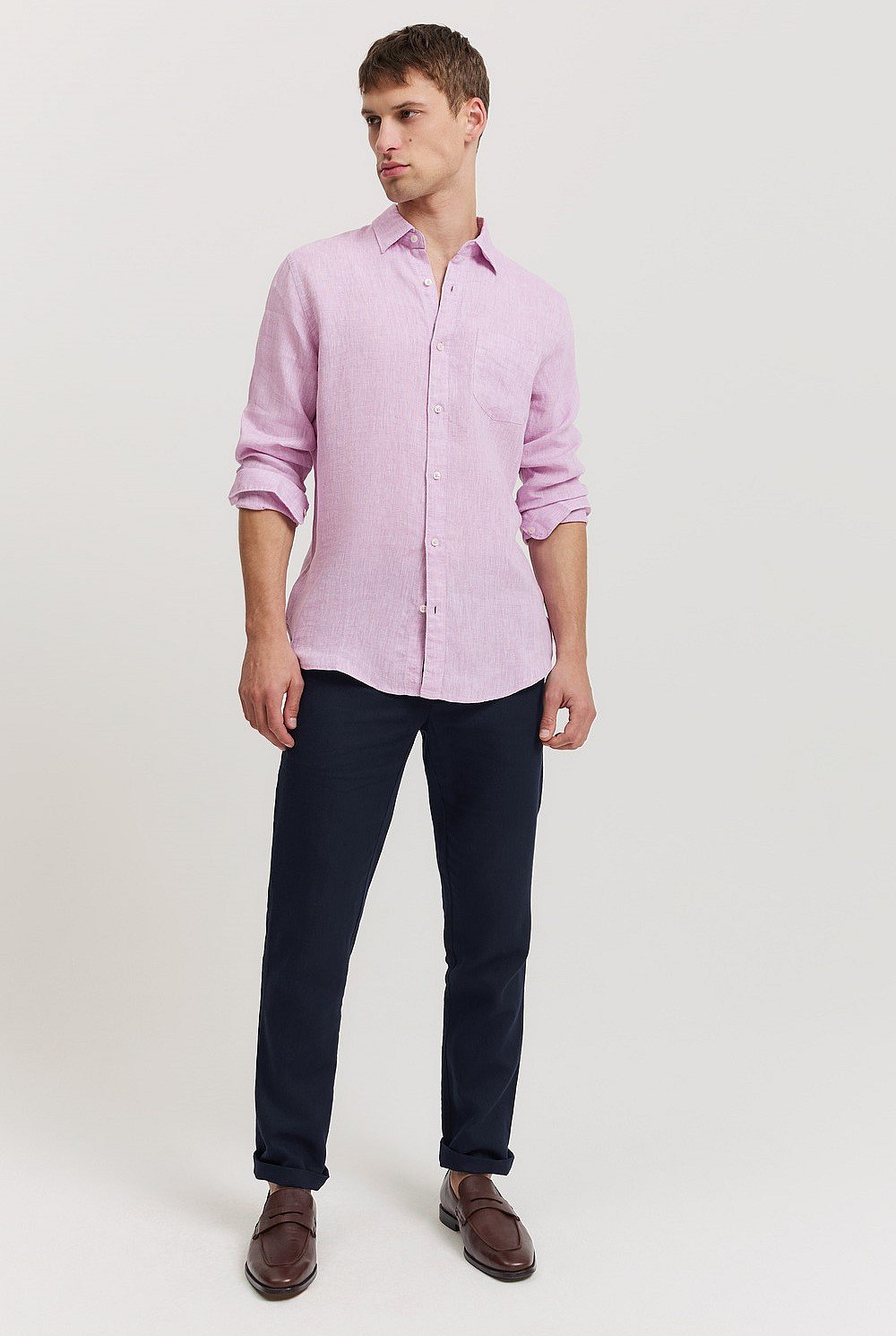 Regular Fit Organically Grown Linen Shirt