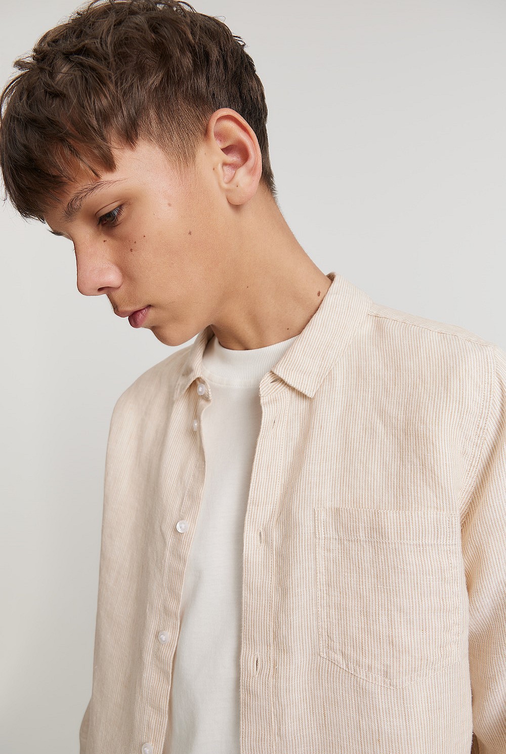 Teen Organically Grown Linen Shirt