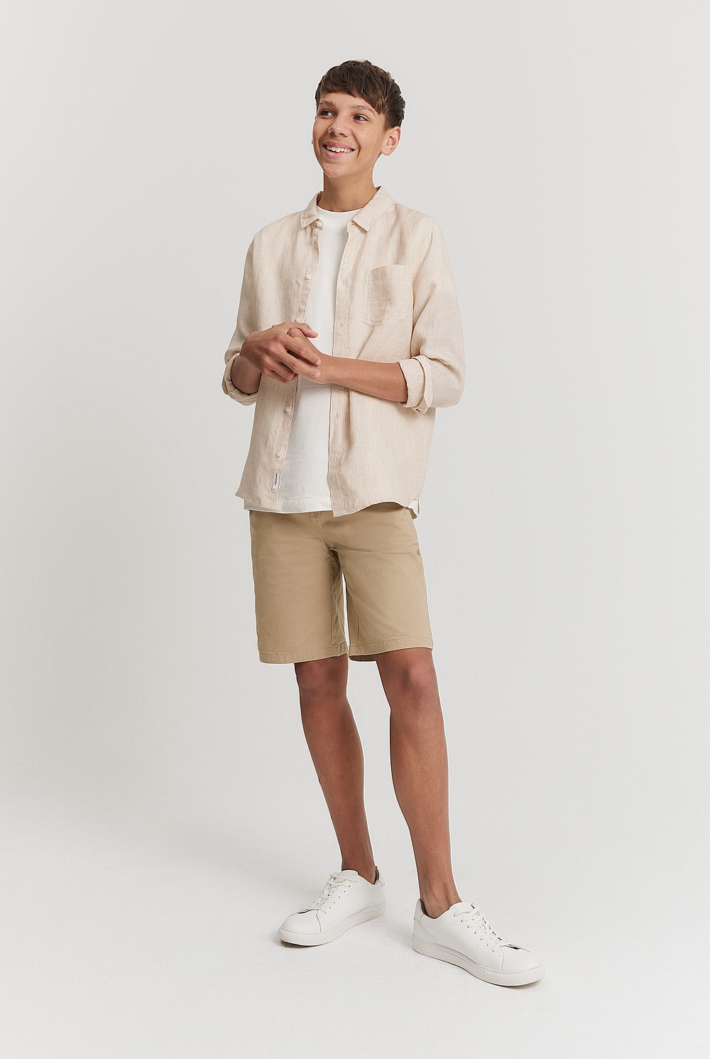 Teen Organically Grown Linen Shirt