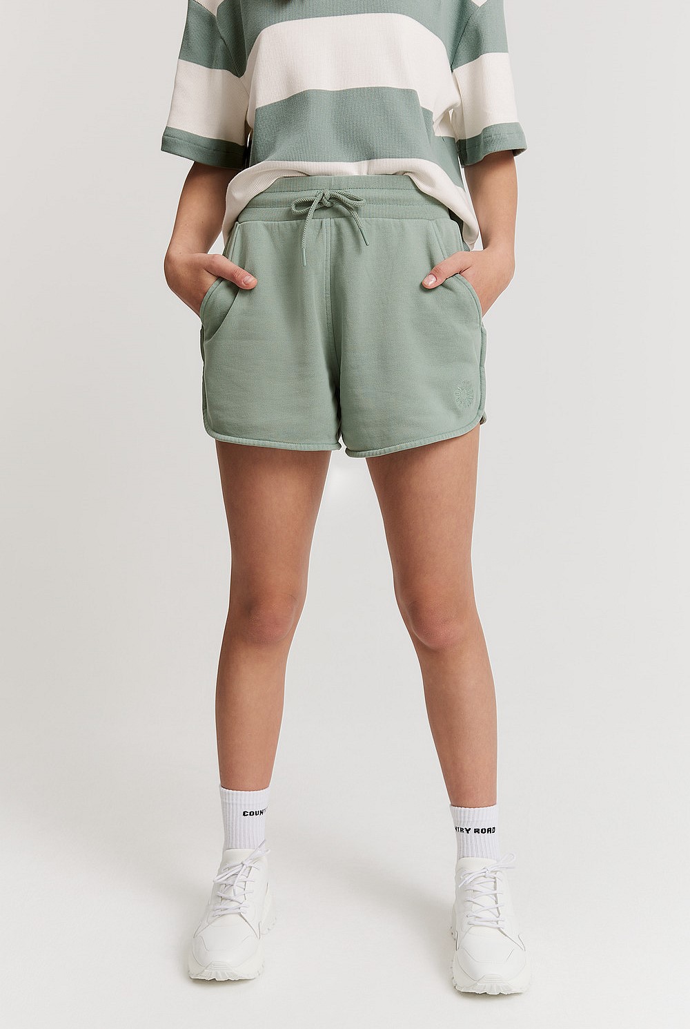 Teen Recycled Cotton Blend Sweat Short
