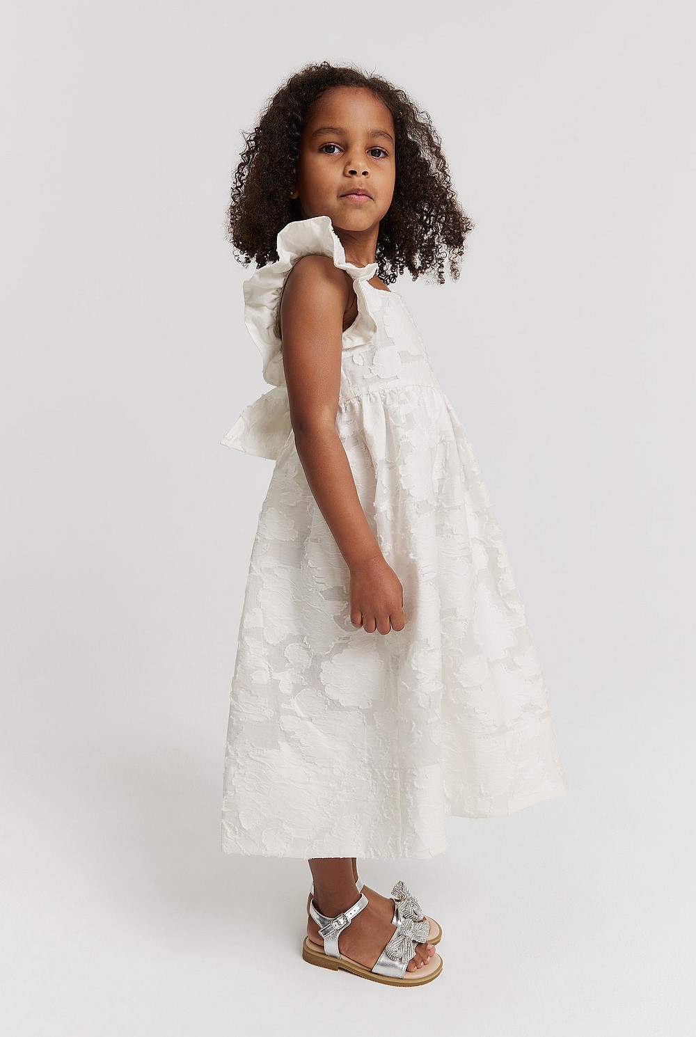 Floral Jacquard Dress