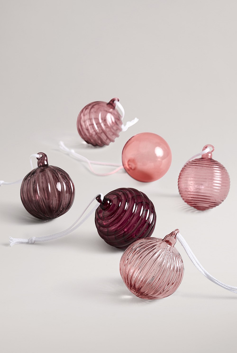 Glass Bauble Set of 6