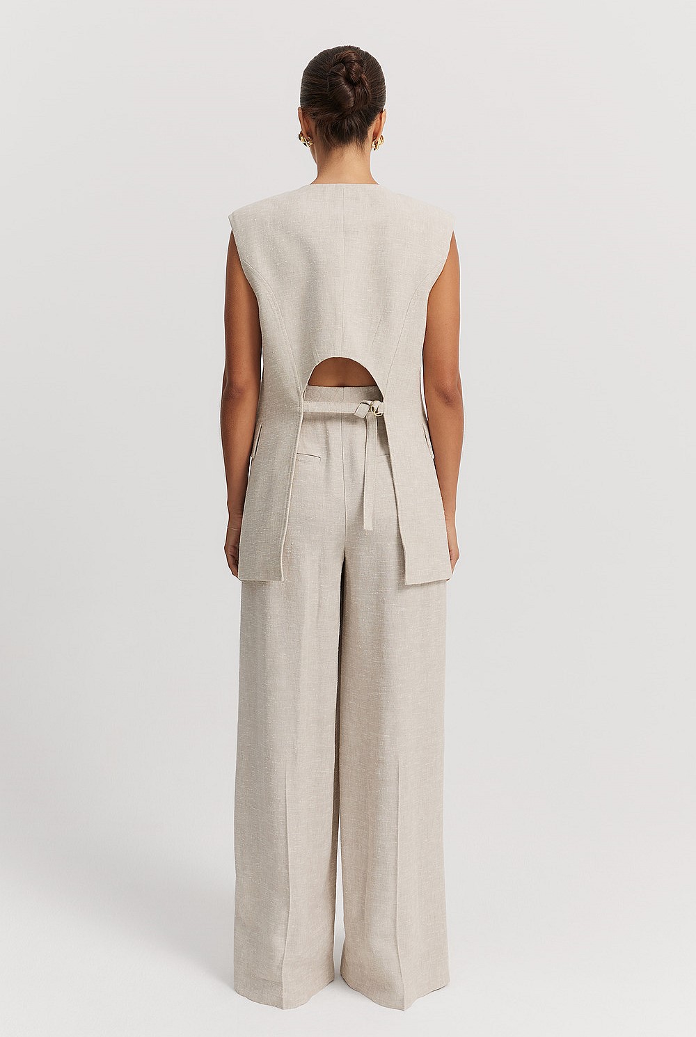 Textured Longline Vest