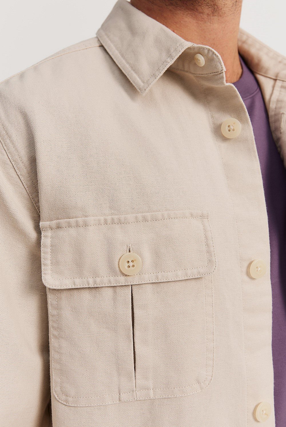 Cotton Linen Overshirt