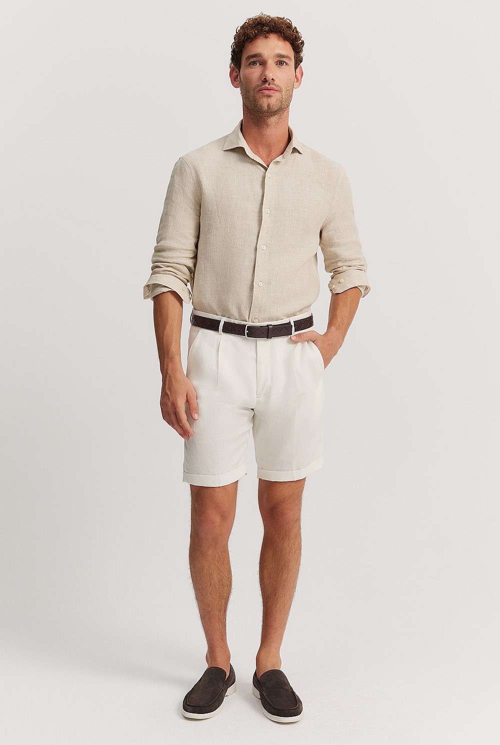 Tailored Linen Short
