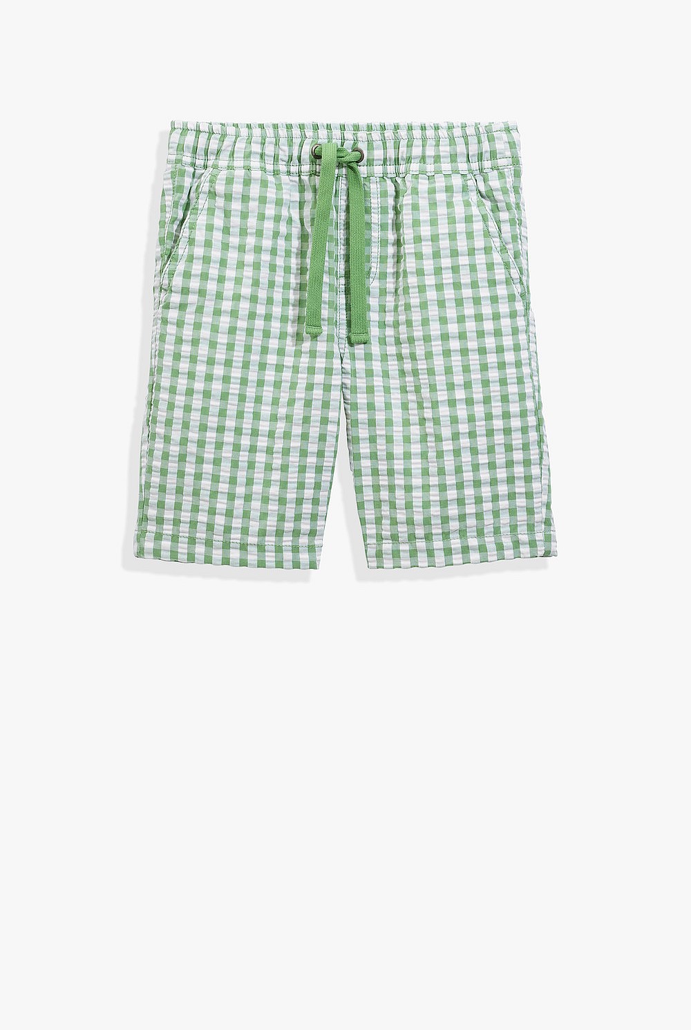 Organically Grown Cotton Blend Gingham Short