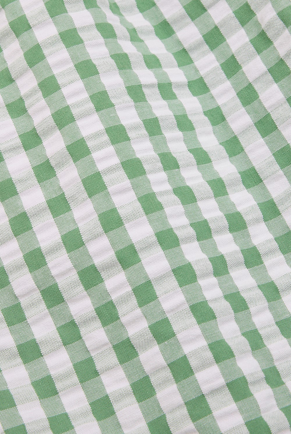 Organically Grown Cotton Blend Gingham Short