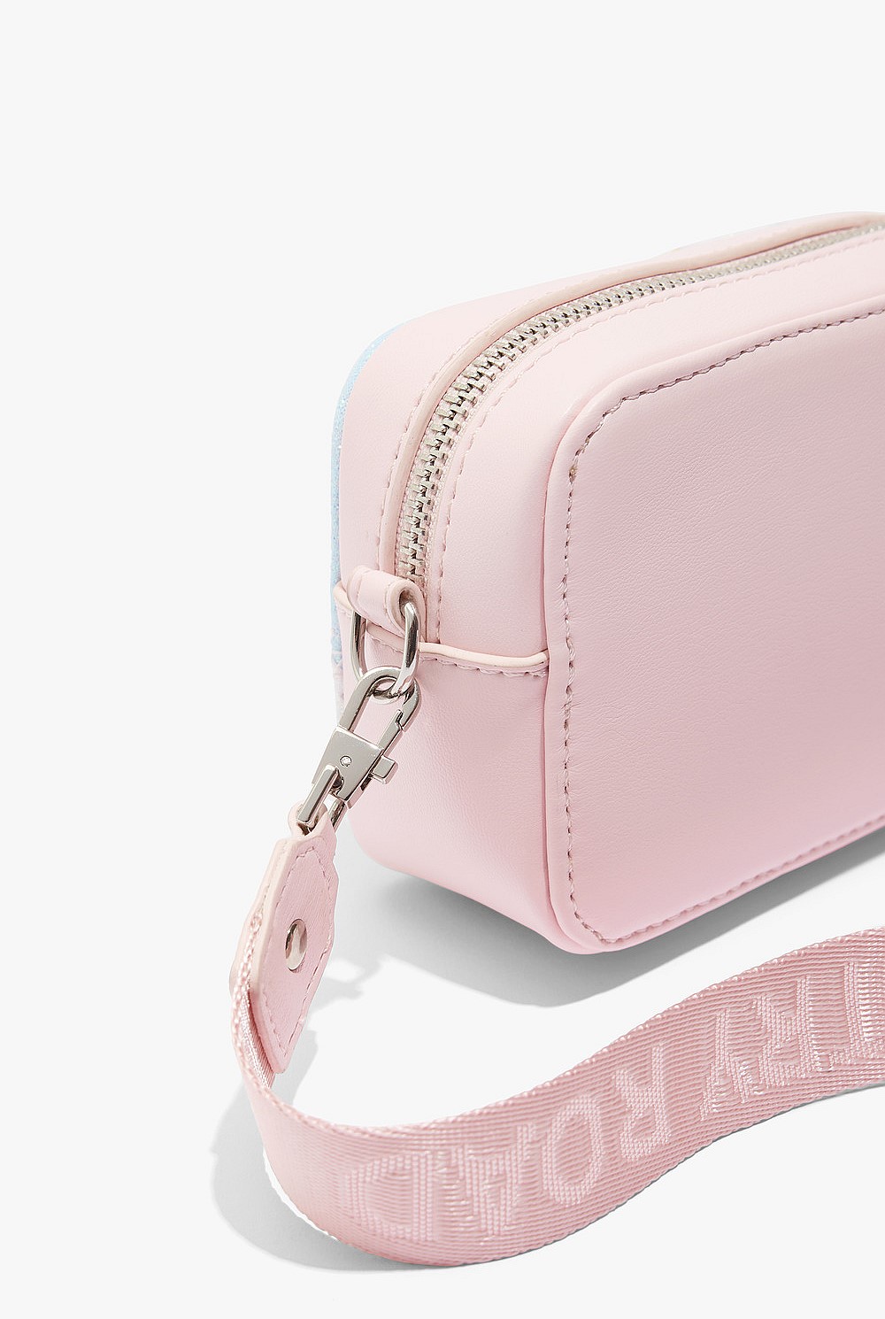 Recycled Polyester Logo Cross Body Bag