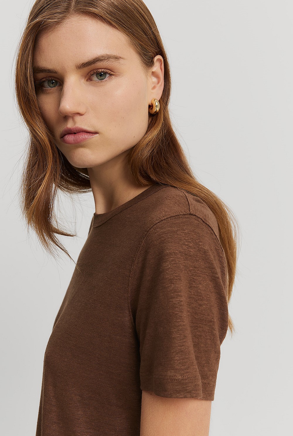 Linen Jersey Mini Dress