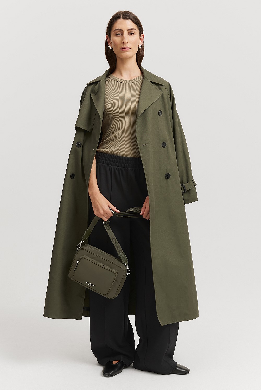 Recycled Polyester Soft Crossbody Bag