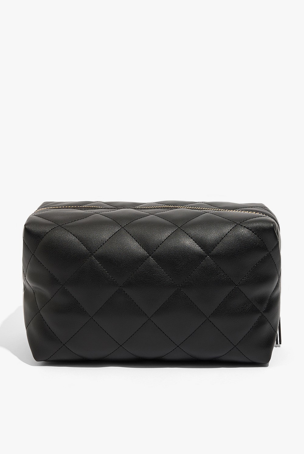 Quilted Zip Top Cosmetic Case