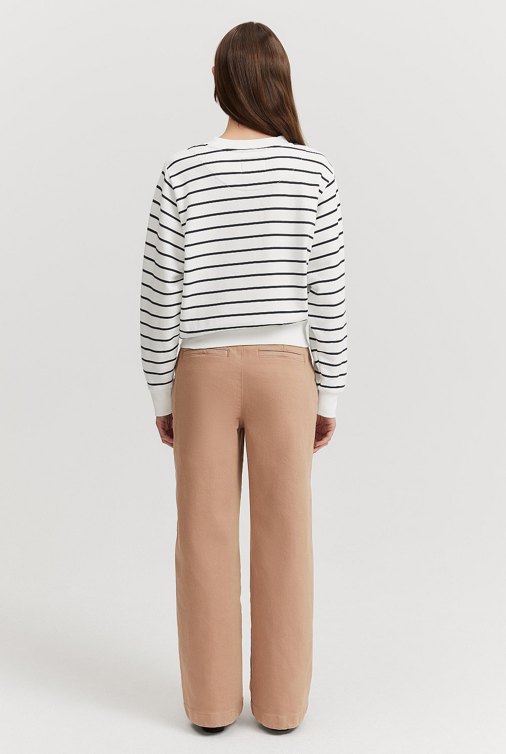 Verified Australian Cotton Stripe Heritage Sweat