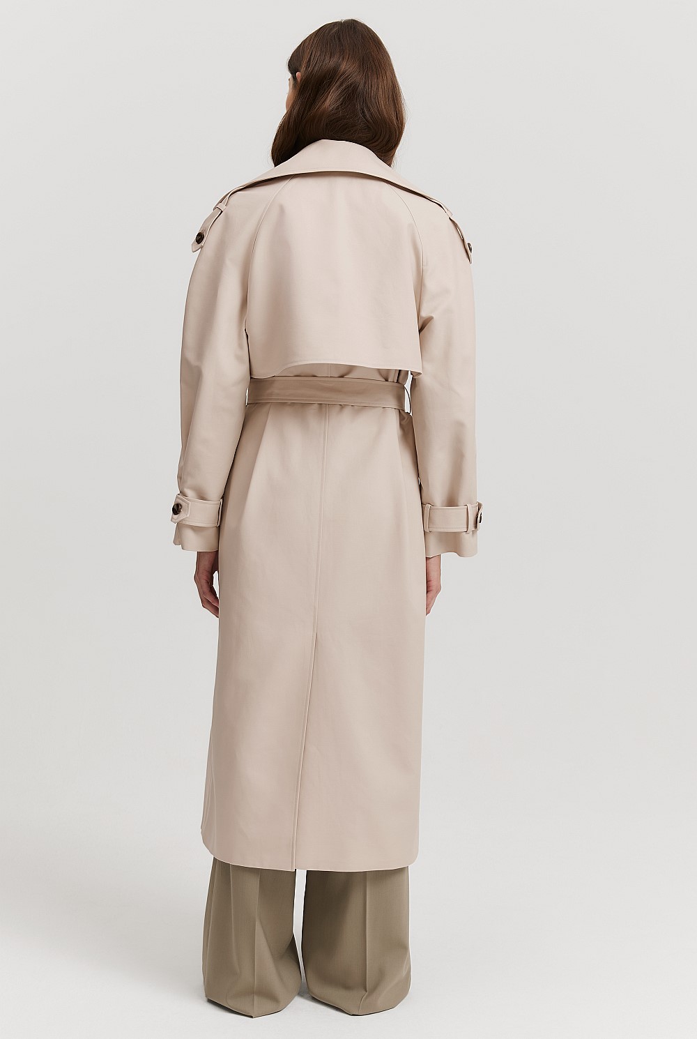 Organically Grown Cotton Trench Coat