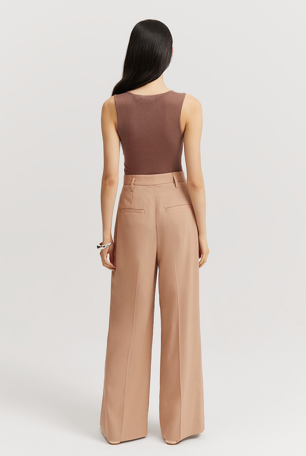 Pleat Wool Pant