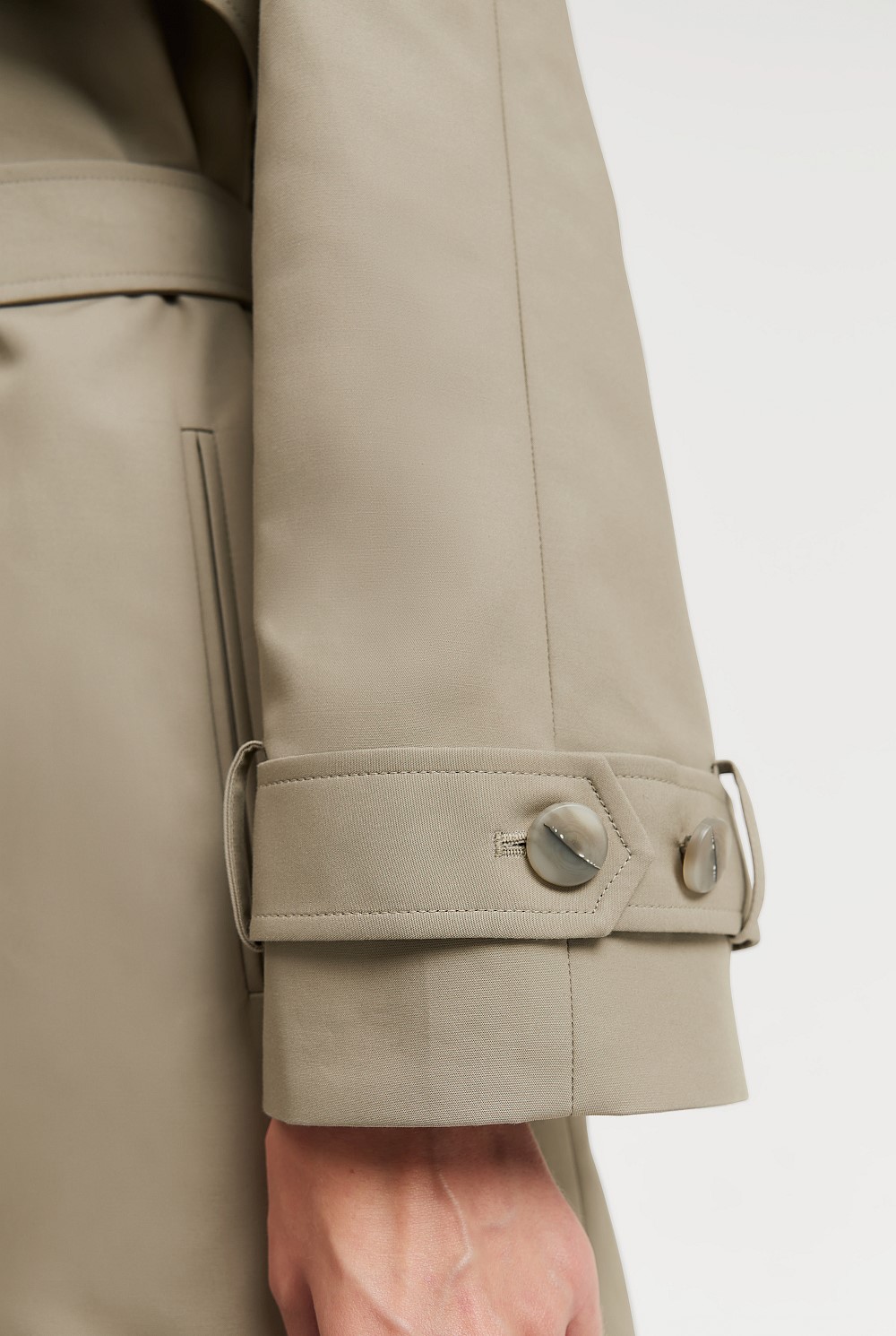 Organically Grown Cotton Trench Coat
