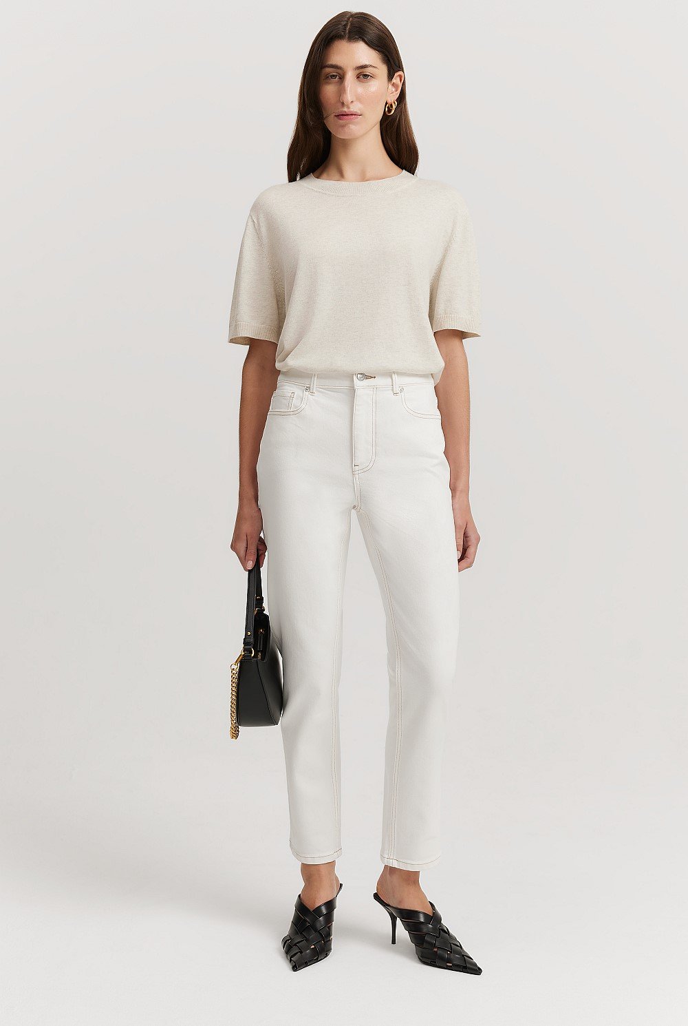 Organically Grown Cotton Cashmere T-Shirt