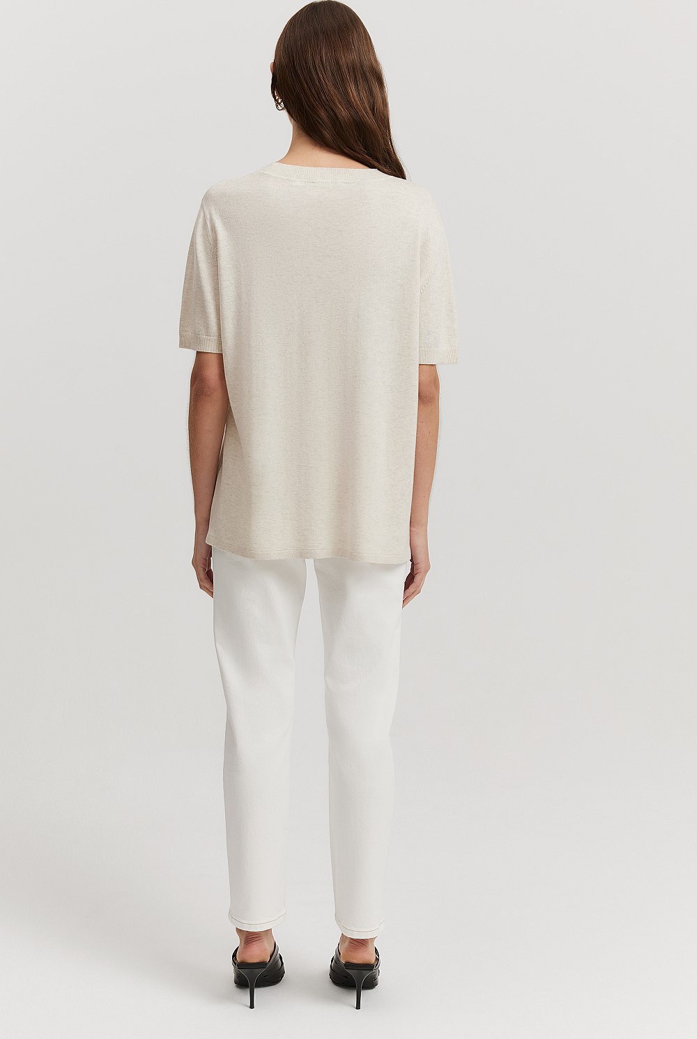 Organically Grown Cotton Cashmere T-Shirt