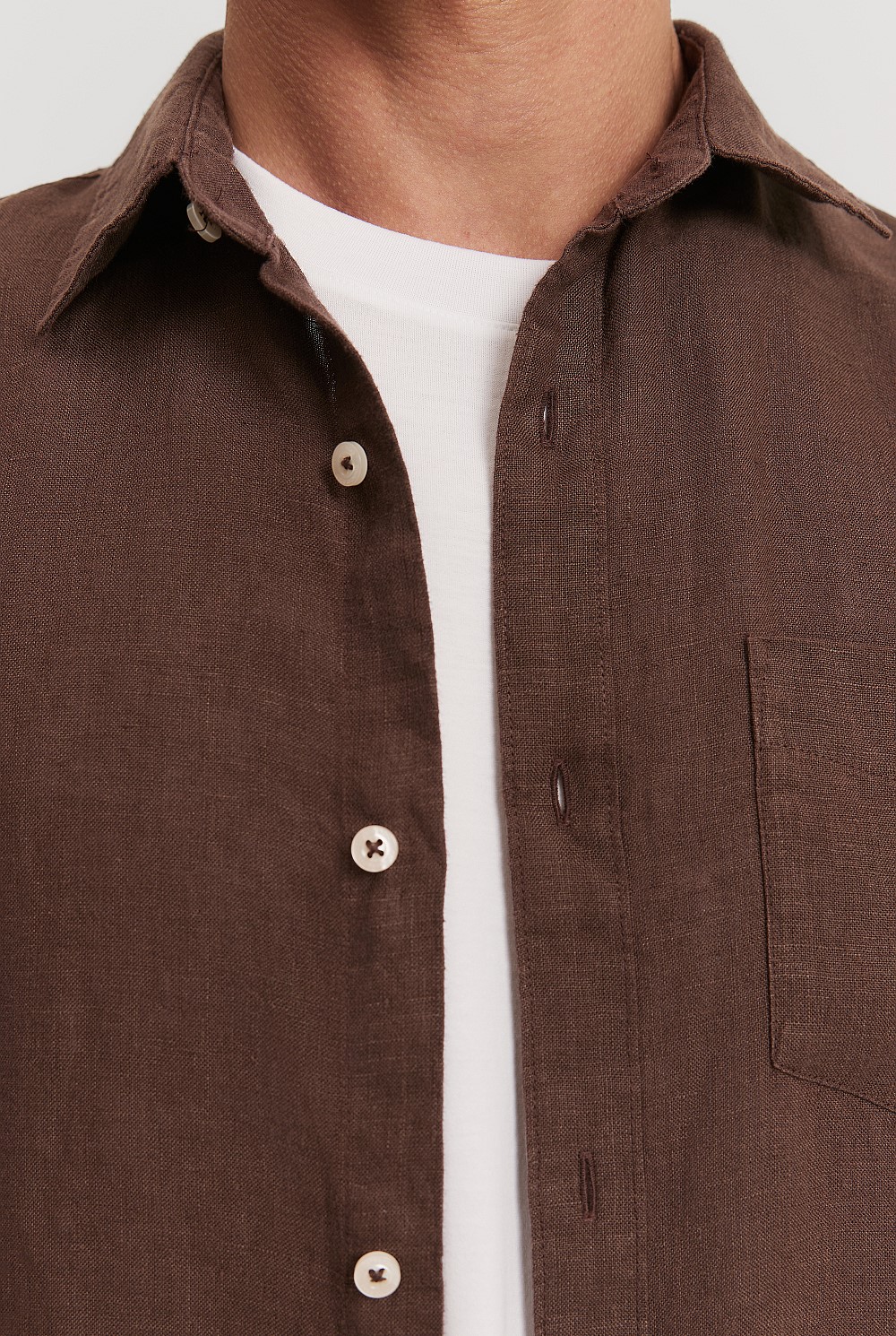 Regular Fit Organically Grown Linen Shirt