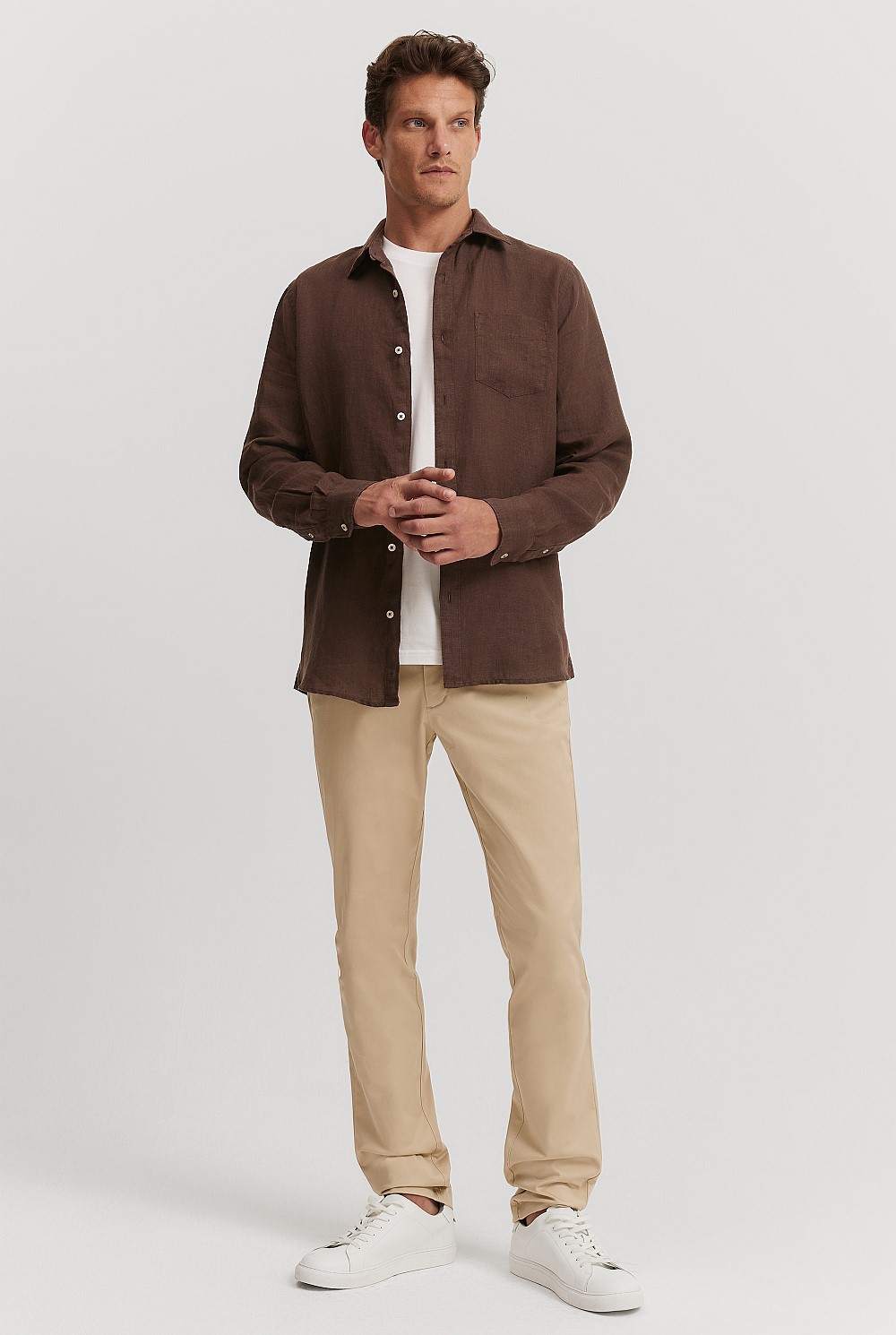 Regular Fit Organically Grown Linen Shirt