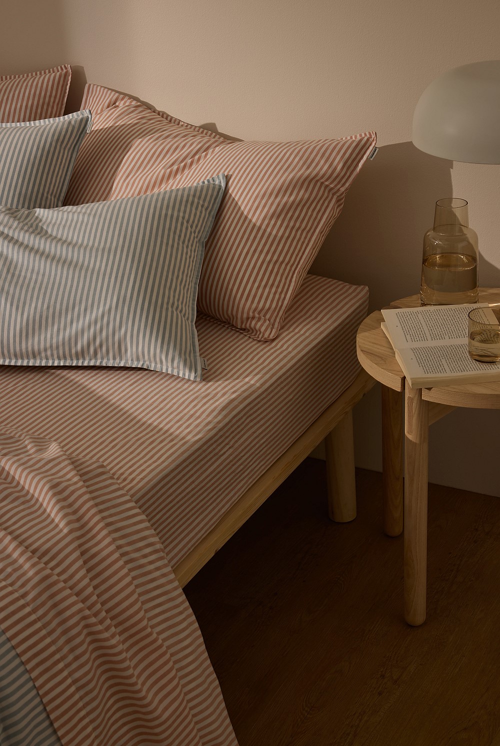 Brae Australian Cotton Stripe King Fitted Sheet